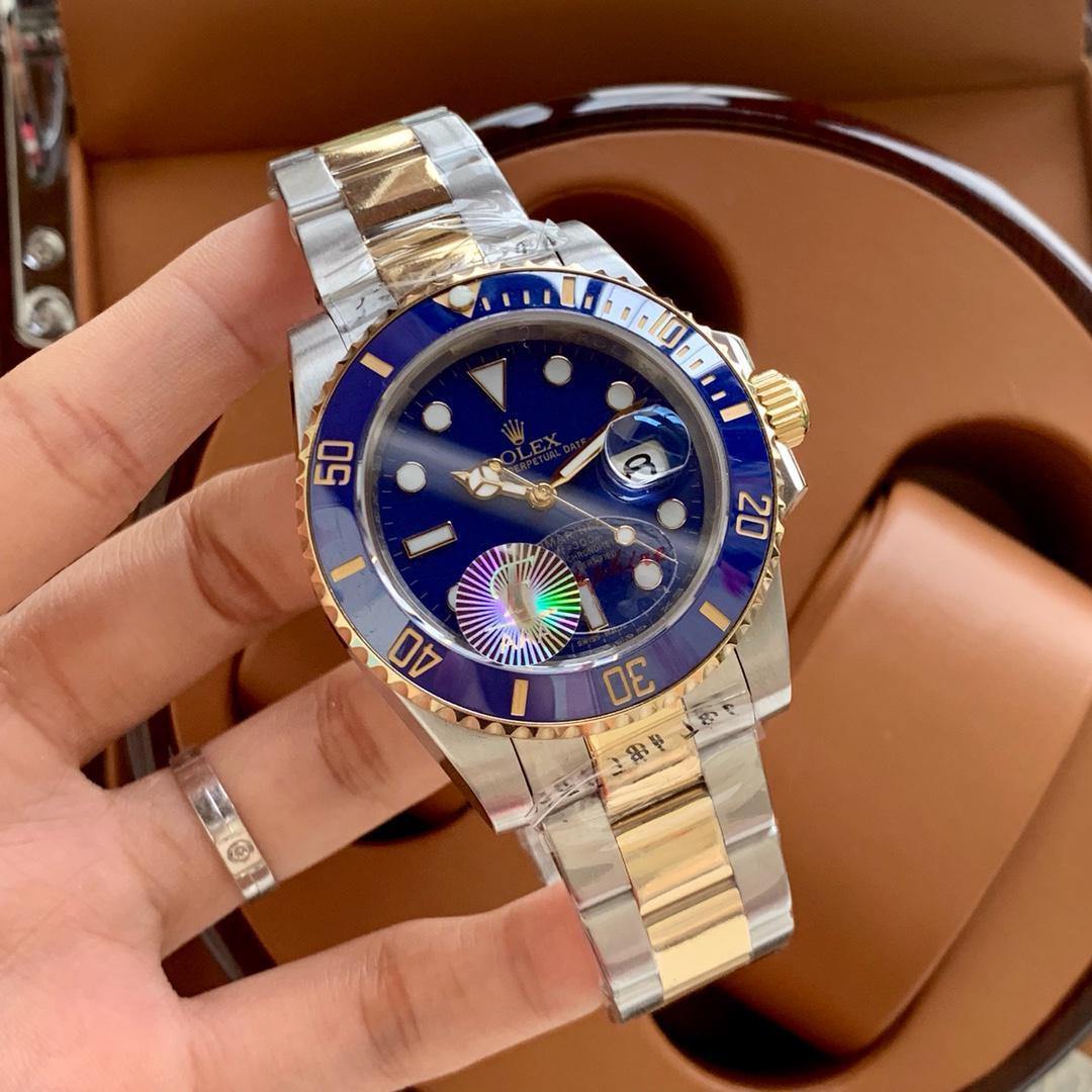 AAA Rolex Submariner Ref. 116613LB Blue & Gold 2 tone Replica