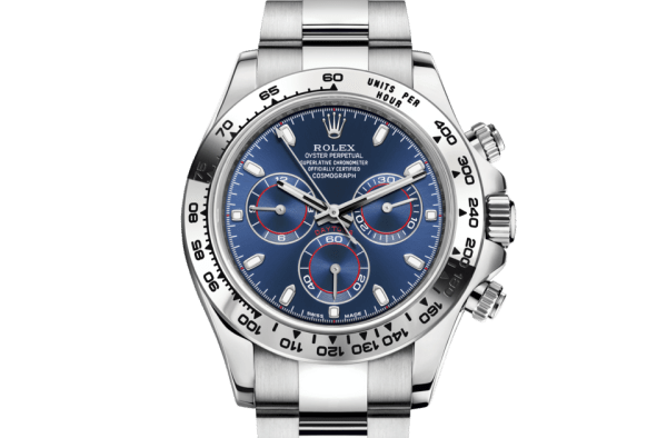 Replica Rolex Cosmograph Daytona Oyster 40 mm white gold 116509