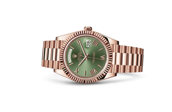 Replica Rolex Day-Date 40 Oyster 40 mm Everose gold 228235