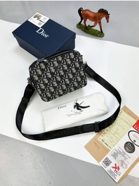 Christian Dior Oblique Crossbody Bag in 3 Colors