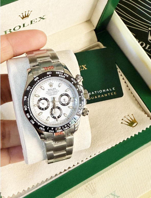 Rolex Daytona Cosmograph White Dial Panda AAA Quality Men's Watch